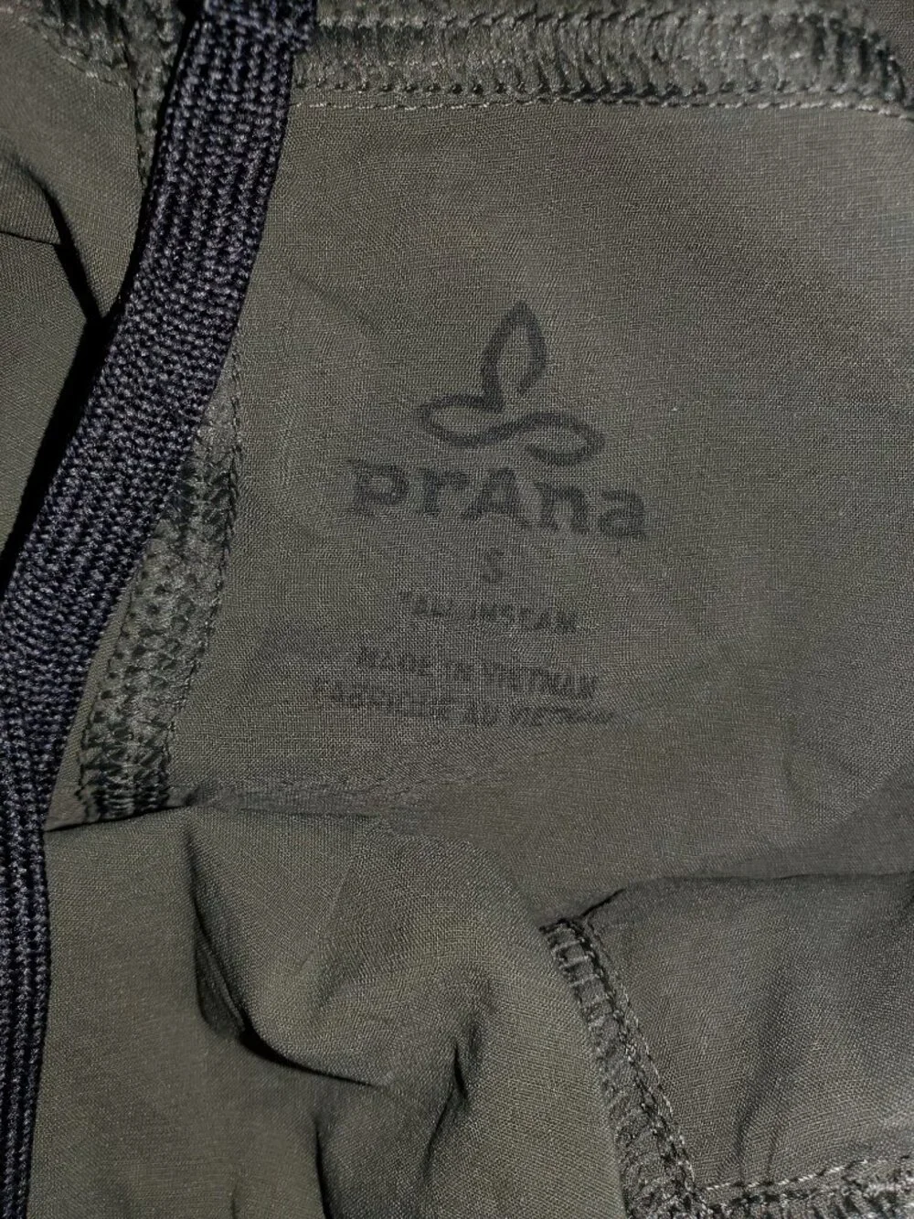 Prana Koen Pants Women's S Grape Leaf Green Nylon Pull-On Tapered Hiking Travel - Picture 9 of 11